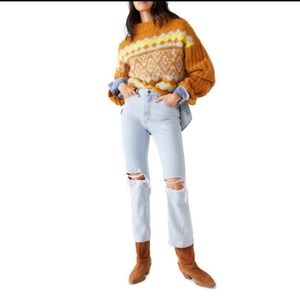Free people Cinnamon Toast sweater